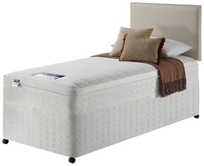 Silentnight - Miracoil Travis Cushiontop Single - Divan Bed